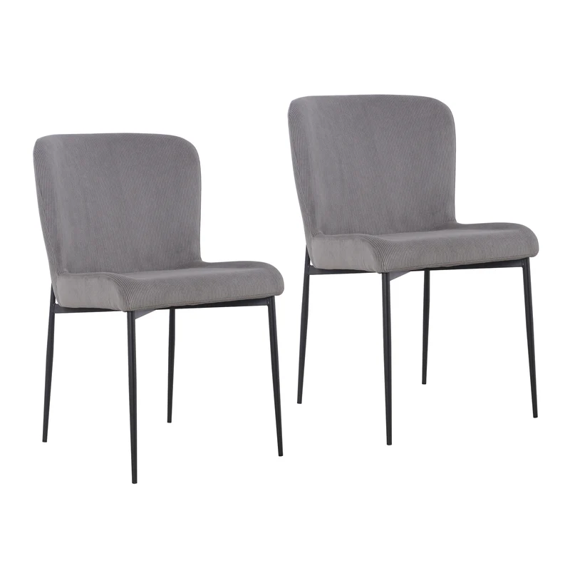 B-Ware FREDDIE 2er-Set Esszimmerstuhl Grau