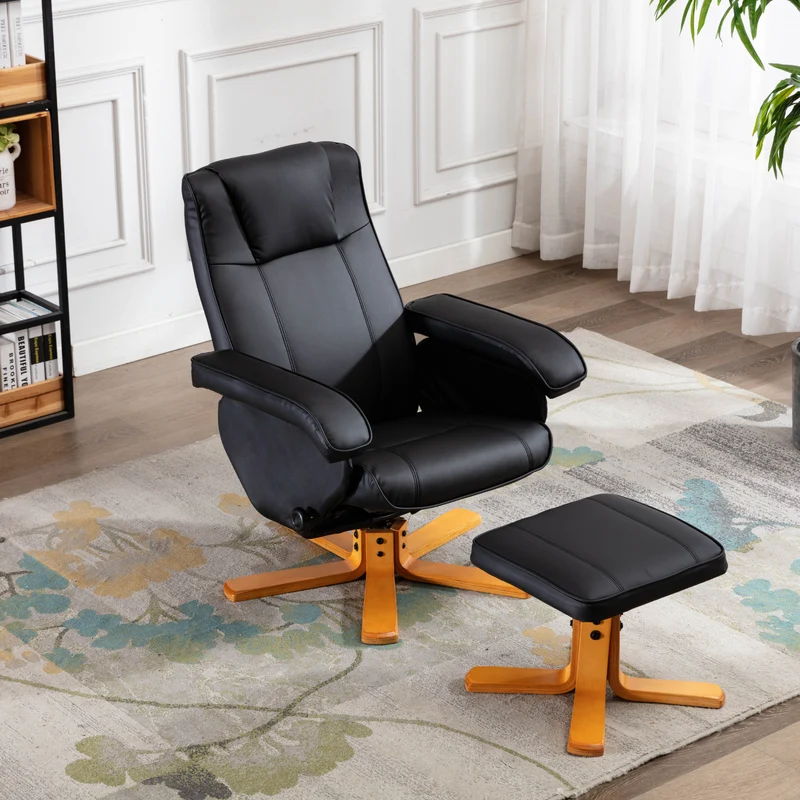 B-Ware CHARLES Relax Sessel Schwarz