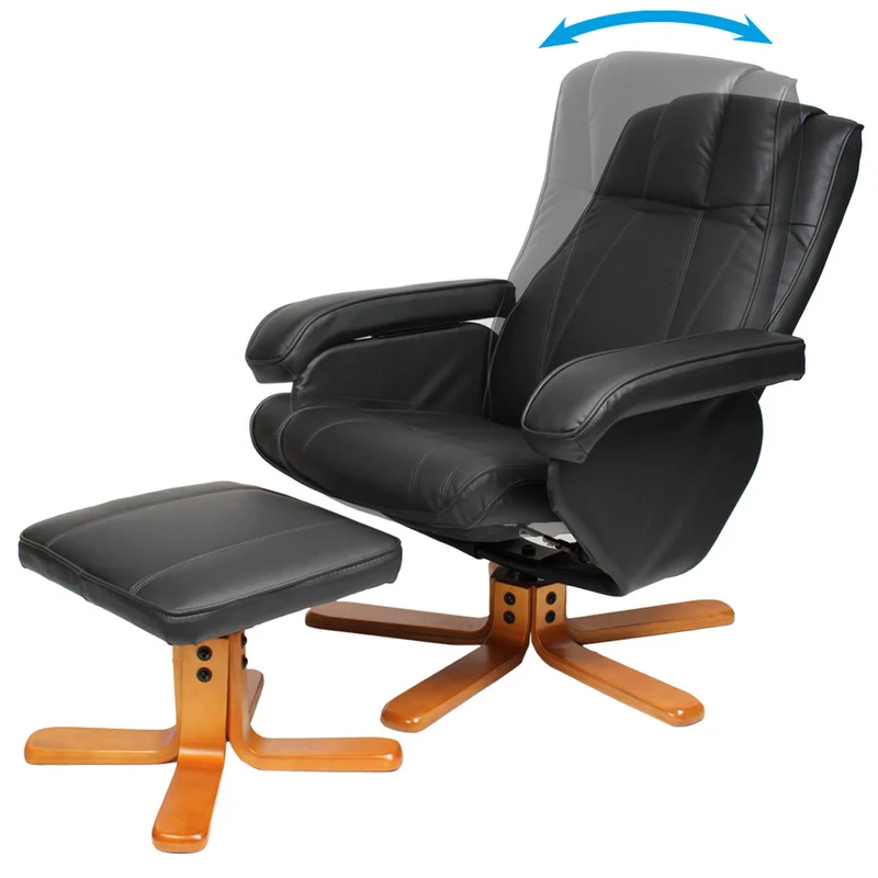 B-Ware CHARLES Relax Sessel Schwarz