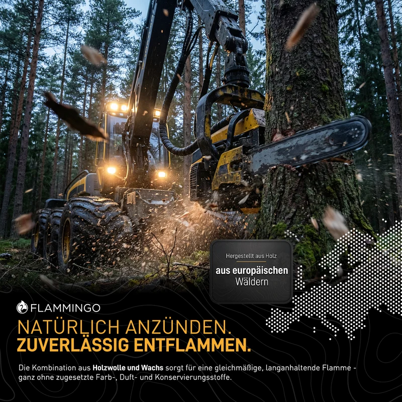 Flammingo® 10 kg Mini Holzpresslinge, aus Holzwolle und Wachs