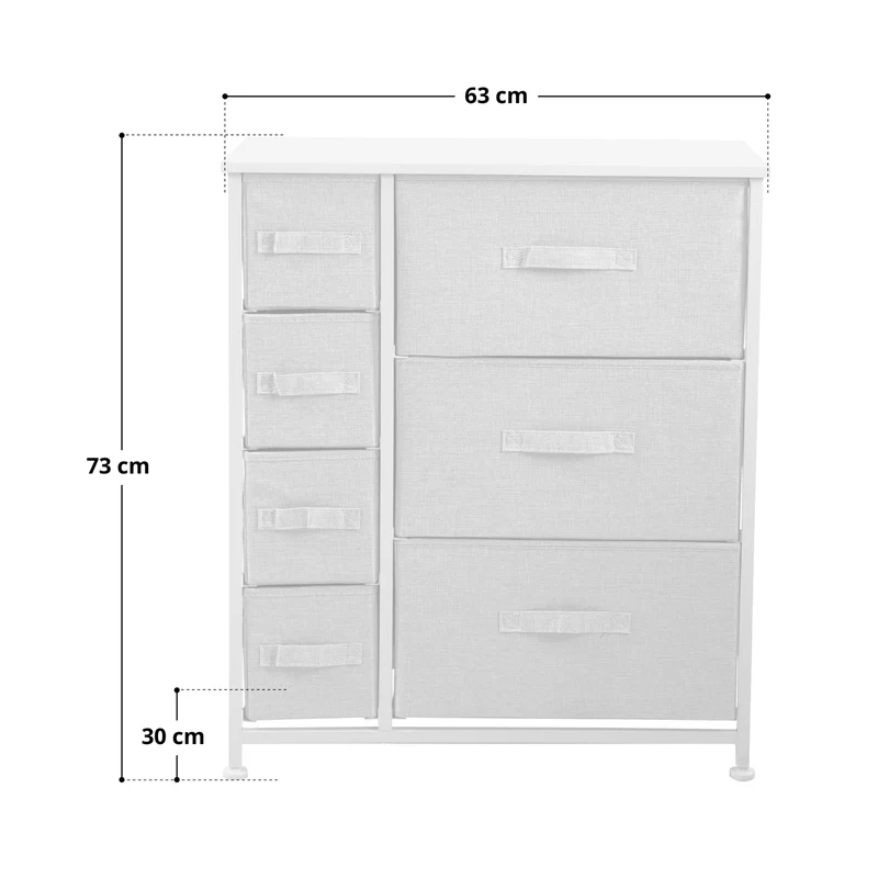 B-Ware ARI Sideboard Weiß/Beige