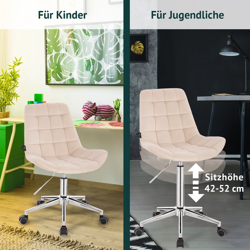 B-Ware MICKY Kinderschreibtischstuhl Creme