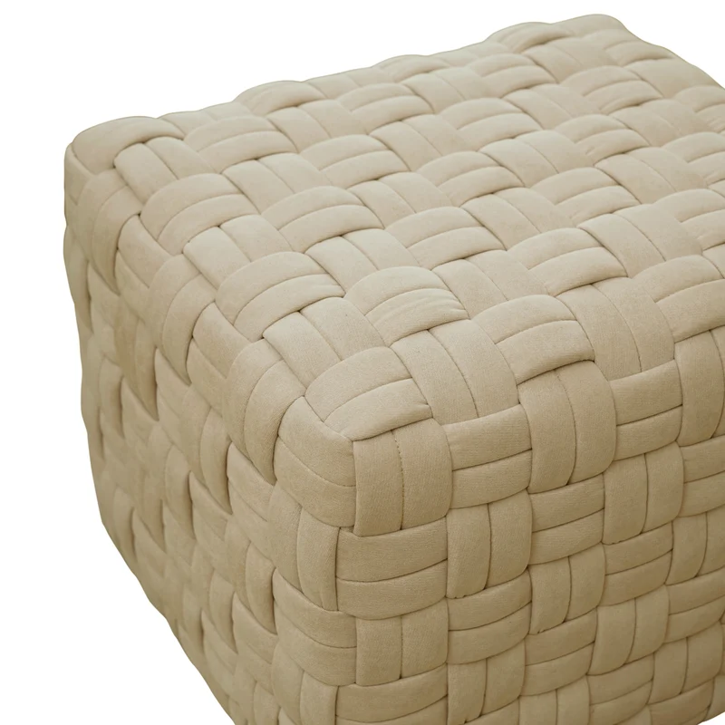 B-Ware POPPY Hocker Stoff Beige