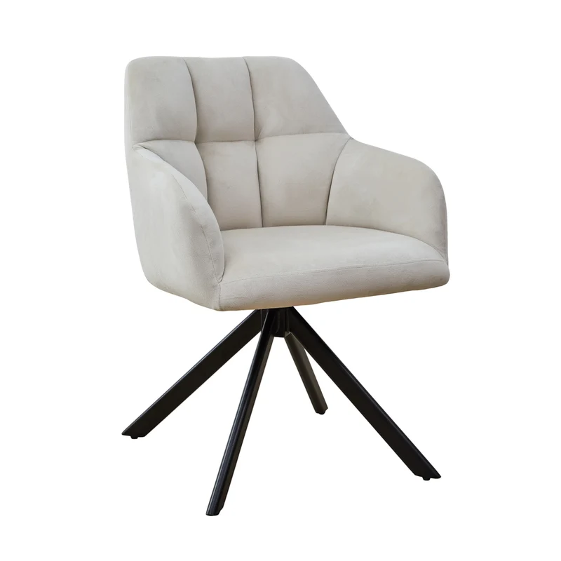 B-Ware SORA Esszimmerstuhl Samt Creme