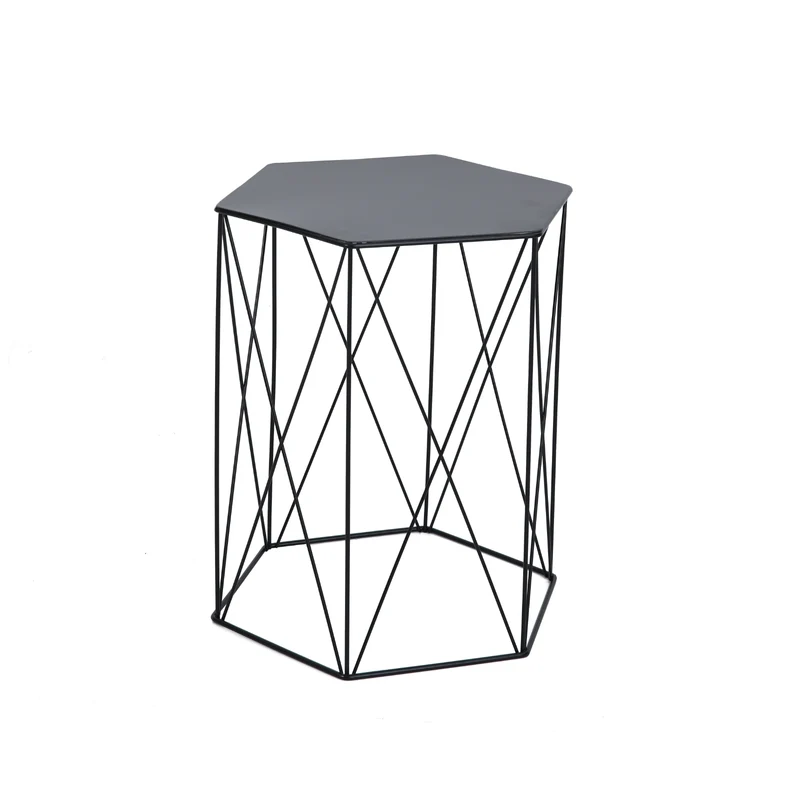 B-Ware HARPA 2er Set Beistelltisch Schwarz