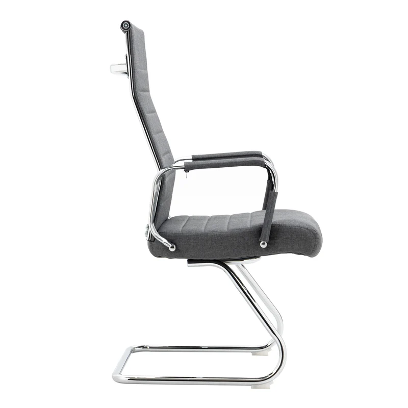 B-Ware 2er Set OFFICE COMFORT Besucherstuhl Stoff Dunkelgrau