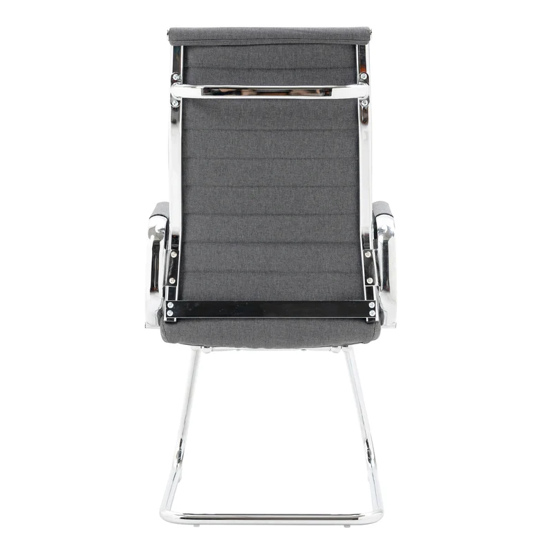 B-Ware 2er Set OFFICE COMFORT Besucherstuhl Stoff Dunkelgrau