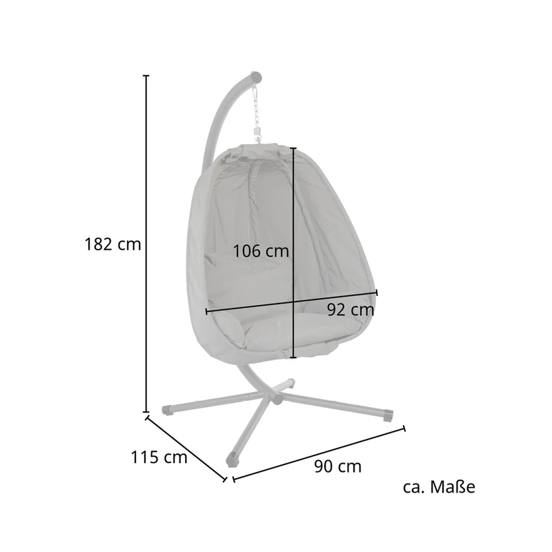 B-Ware COZY Hängesessel Beige