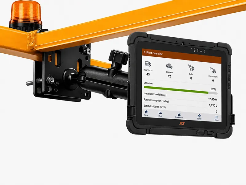 JLT Tablet-Gabelstaplerhalterung für Lagerflotten | Agoz