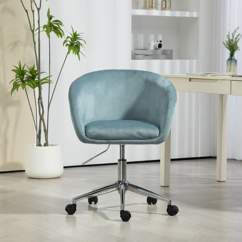 B-Ware LOUISA Samt Blau