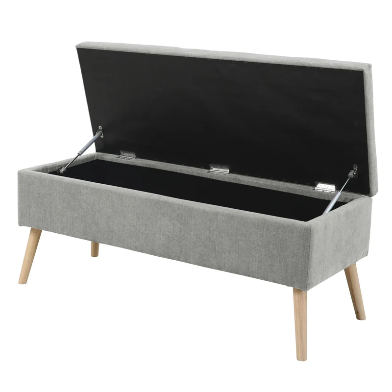 B-Ware DAISY XL Ottomane Hellgrau