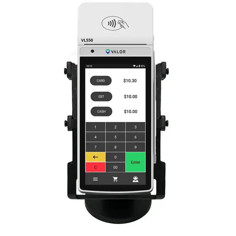 Valor Paytech Mobiler POS Verstellbarer Drehständer