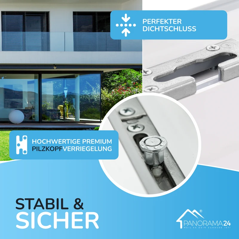 P24® Kellerfenster Kunststofffenster 3-fach 70mm Proline, weiß