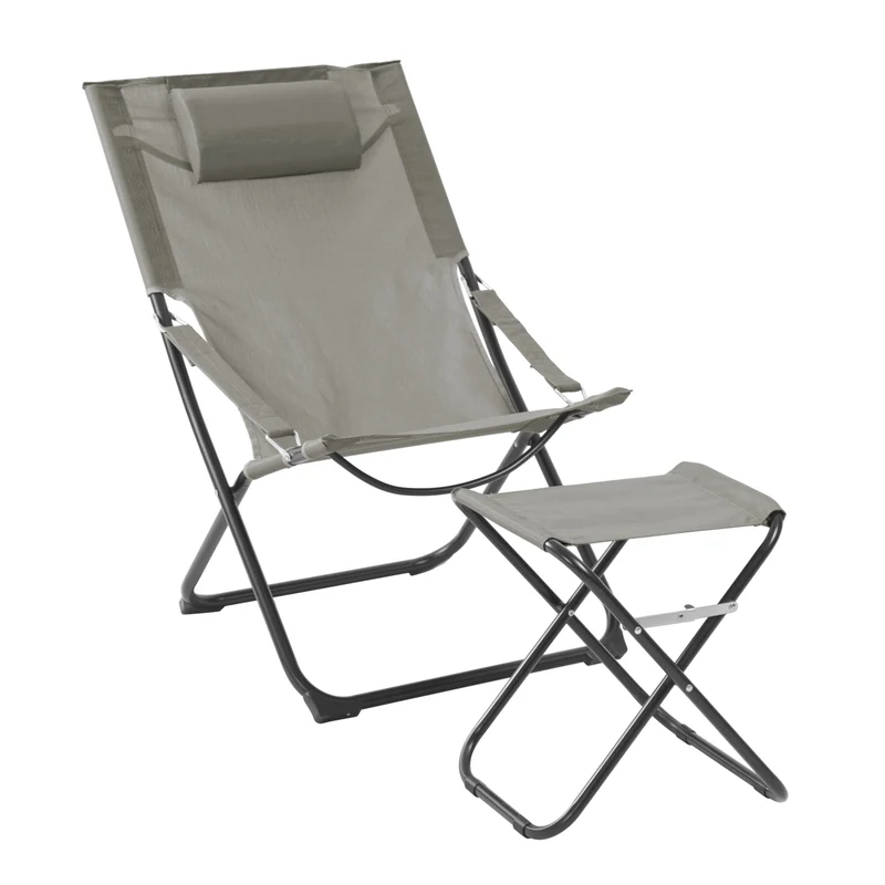 TOMRA Liegestuhl mit Hocker