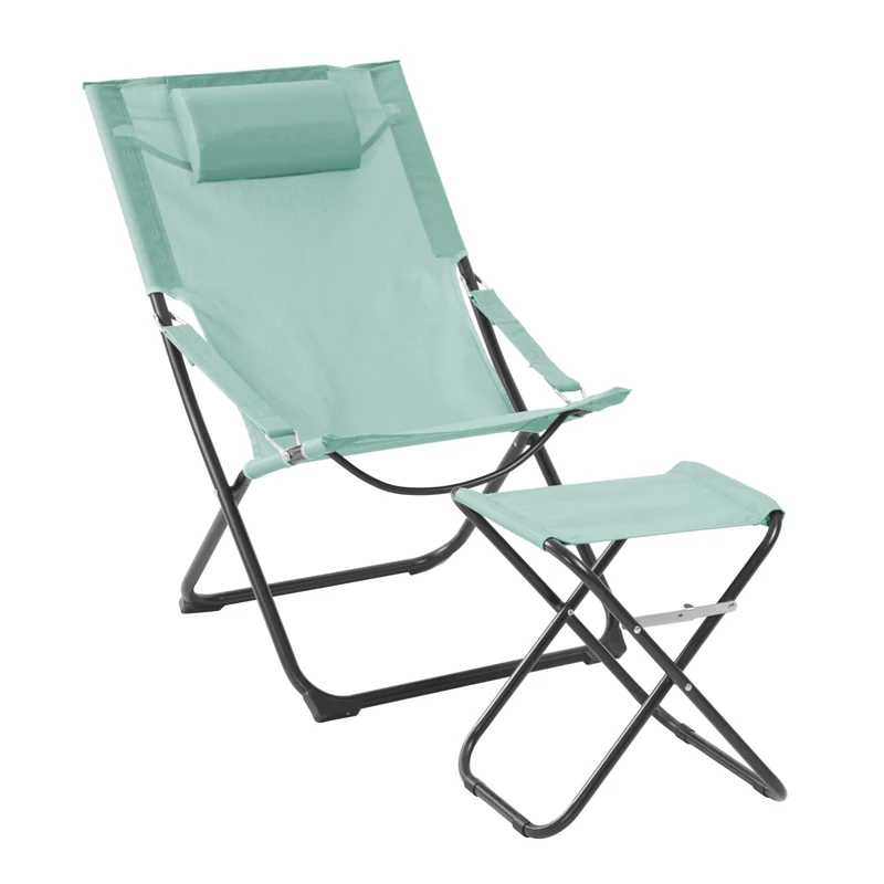 TOMRA Liegestuhl mit Hocker
