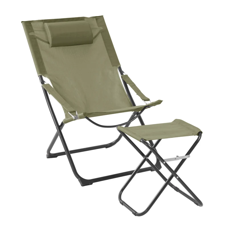 TOMRA Liegestuhl mit Hocker