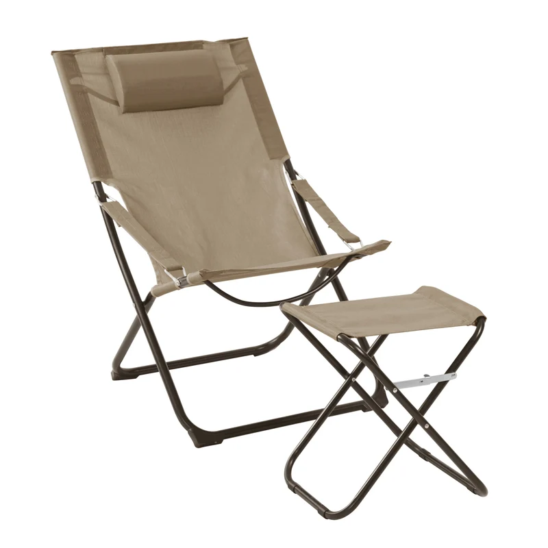 TOMRA Liegestuhl mit Hocker