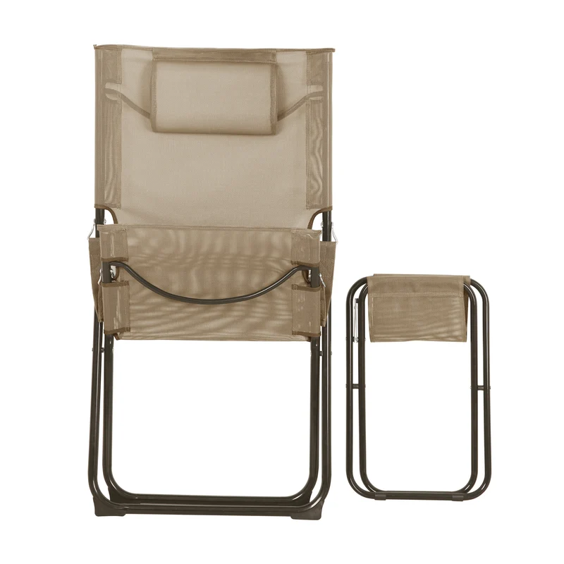 TOMRA Liegestuhl mit Hocker