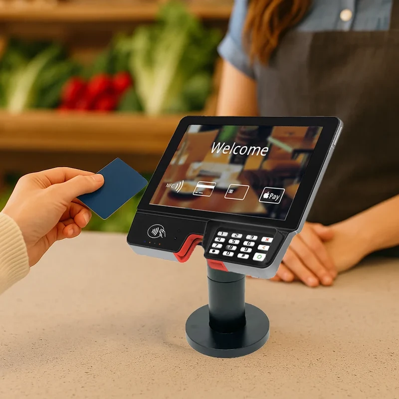 Hochwertiger Metall-Drehständerhalter für PAX POS-Terminal | Agoz