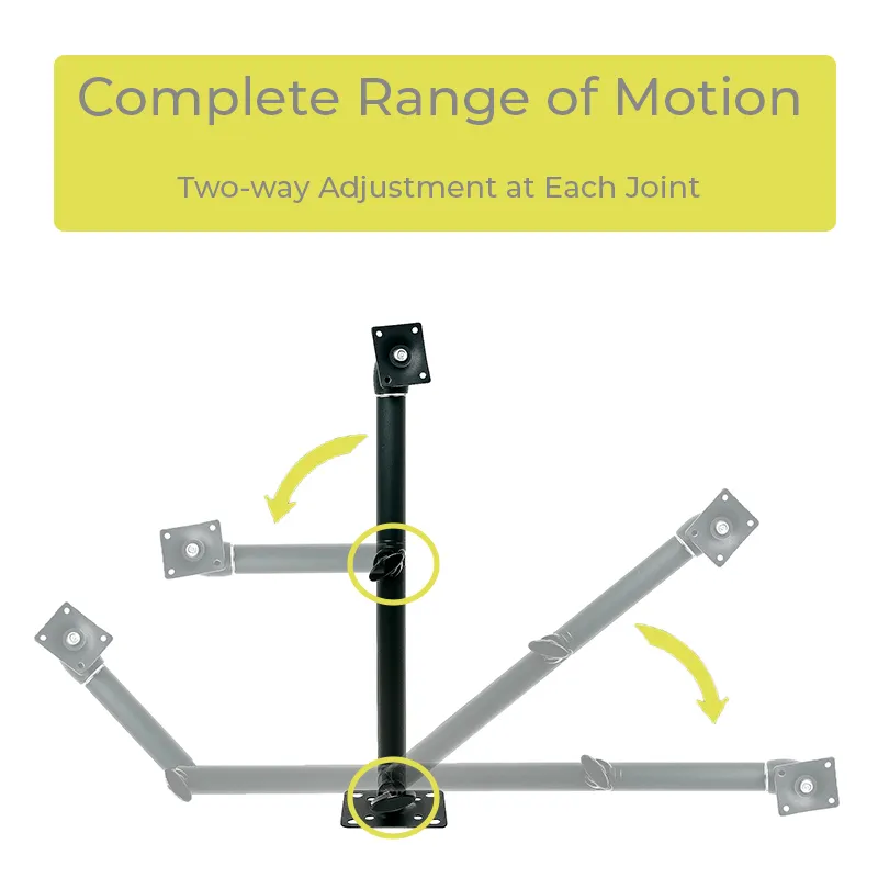 Robuste Metallhalterung für Arm-Montage für Brother Mobile-Drucker