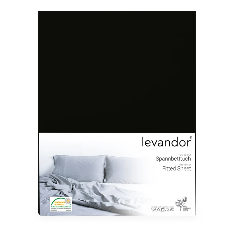 levandor® Spannbettlaken aus 100% Baumwolle (Farben & Größen wählbar)