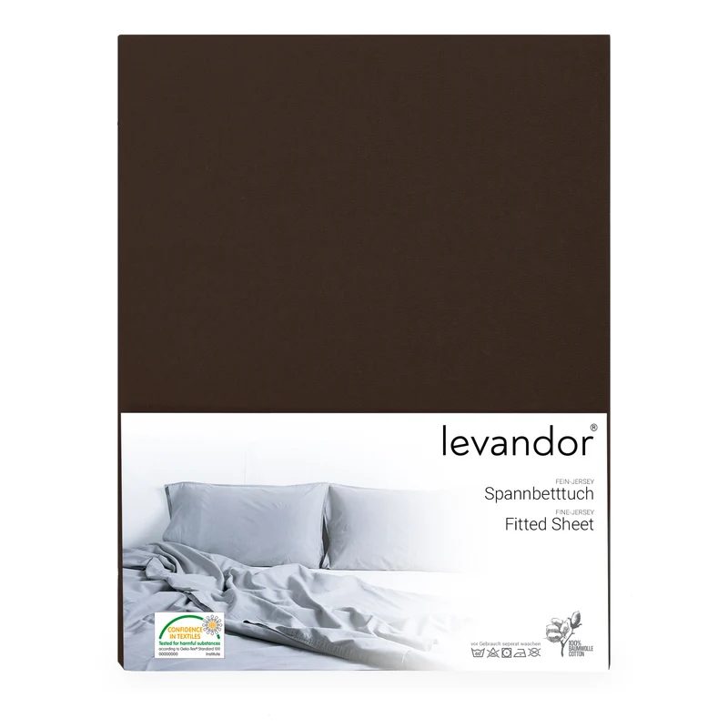 levandor® Spannbettlaken aus 100% Baumwolle (Farben & Größen wählbar)