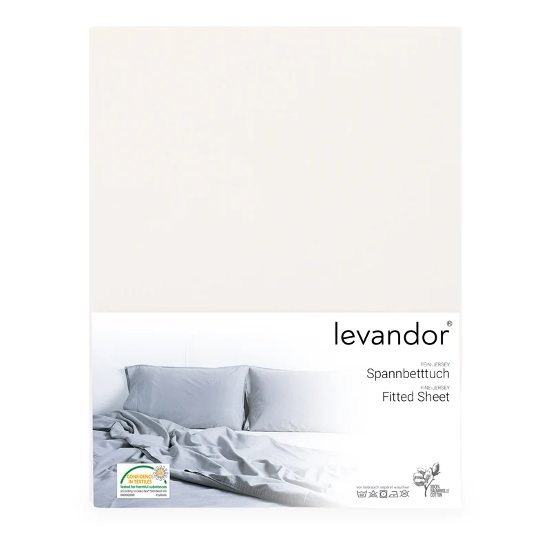 levandor® Spannbettlaken aus 100% Baumwolle (Farben & Größen wählbar)
