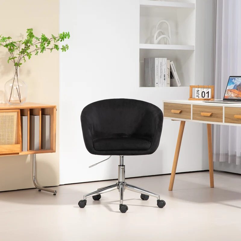 B-Ware LOUISA Samt Schwarz