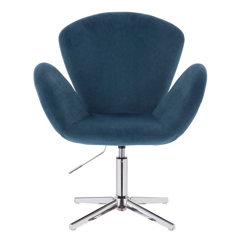 B-Ware Sessel BROOX Samt Blau