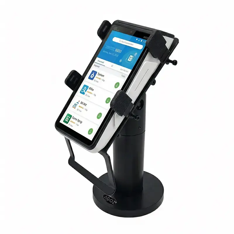PAX A800 Handheld POS-Terminal mit verstellbarem Stangenhalter | Agoz