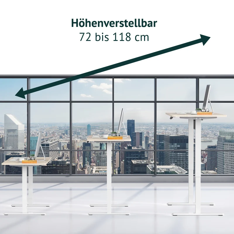 B-Ware JIRI Schreibtischgestell Weiß