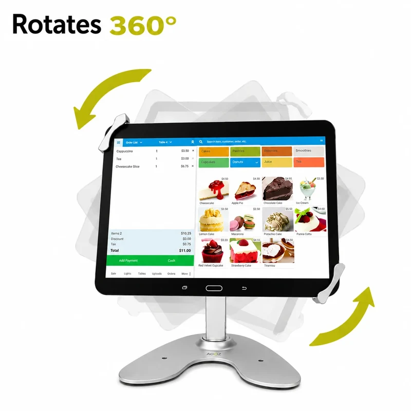 Industrieller Lenovo Tablet-POS-Ständer – Hochprofil