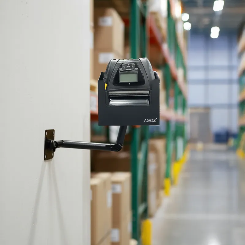 Schwenkarmhalterung mit Metall-Druckerhalterung