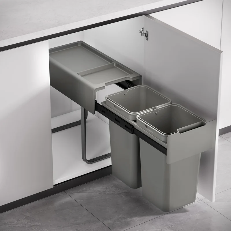B-Ware EM2x14 Einbaumülleimer