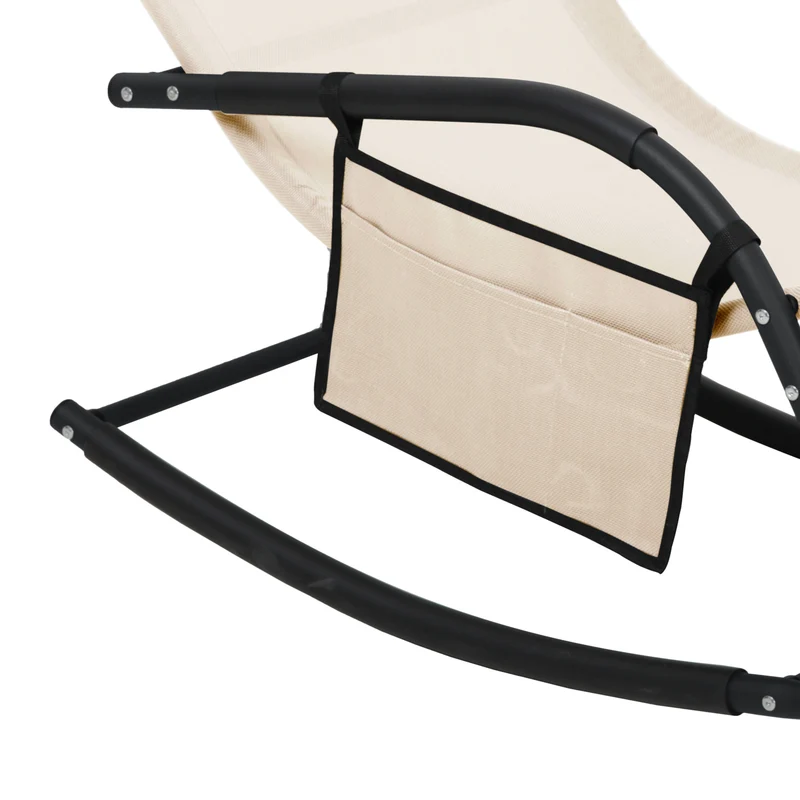 B-Ware FJON DELUXE Schaukelsessel Beige