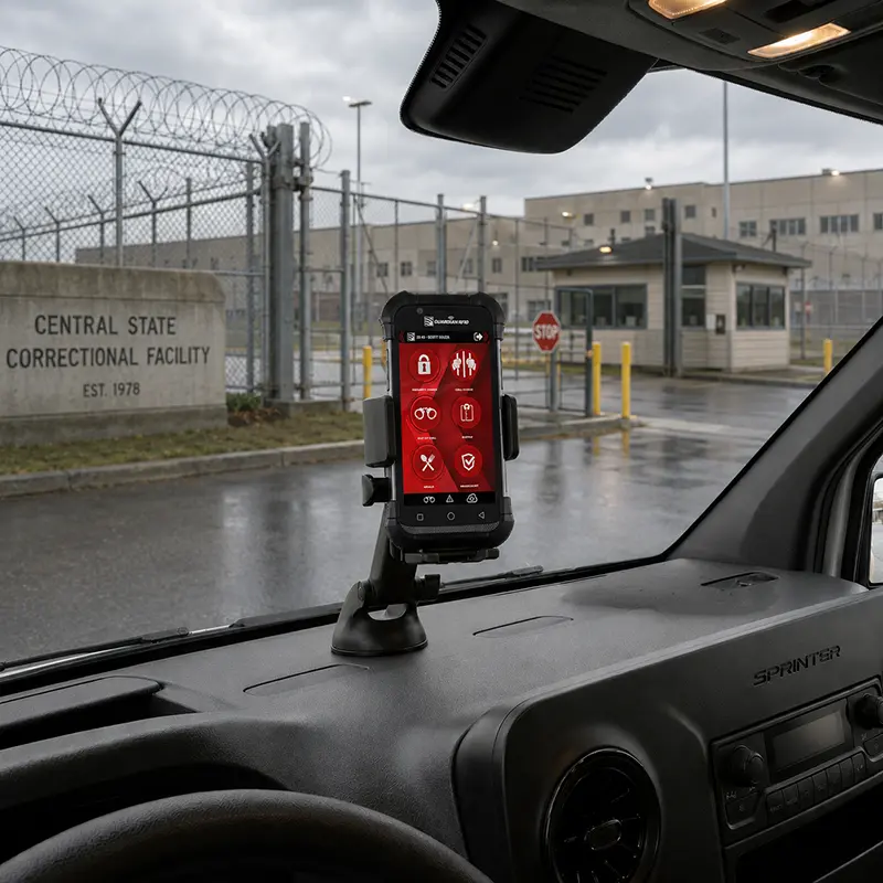 Guardian RFID Spartan 3 Fahrzeughalterung für Patrouillen- und Facility-Teams | Agoz