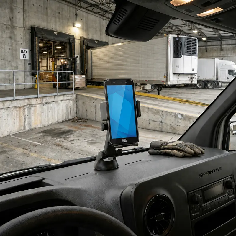 Elo Handheld Computer Fahrzeughalterung für mobile Serviceteams | Agoz