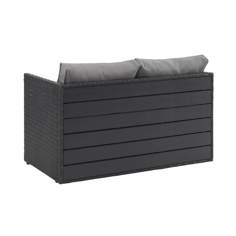 B-Ware ATHINA Sitzgruppe Schwarz