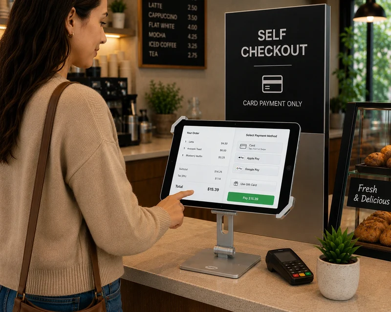 Schwerlast Elo I-Serie 2.0 10" POS Tablet-Ständer - Flaches Design
