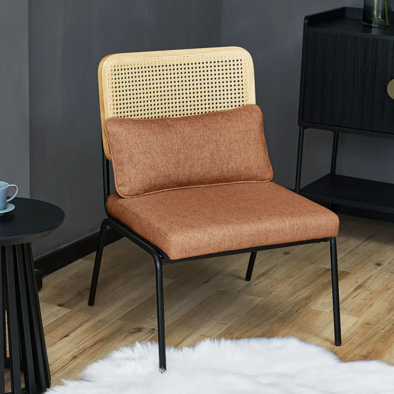 SVEA Loungestuhl Retrosessel Rattansessel