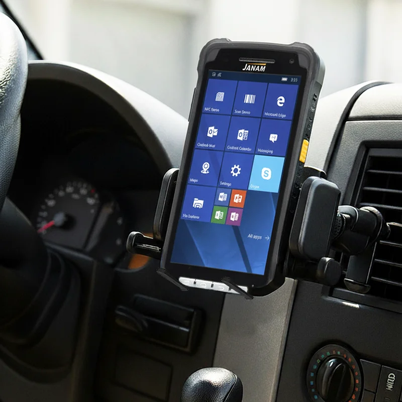 Janam Handheld-Scanner-Fahrzeughalterung für Routenflotten-Workflows | Agoz