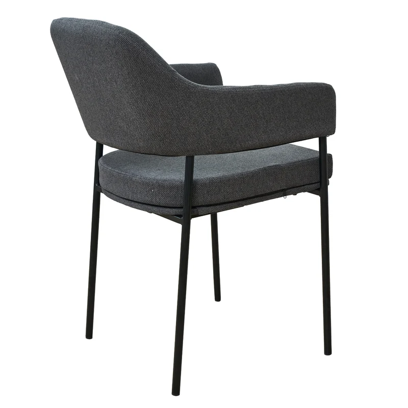 B-Ware SCARLETT 2er Set Esszimmerstühle Grau