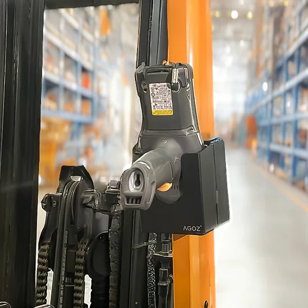 Point Mobile Scanner Metallhalter für Gabelstapler in Lagerflotten | Agoz