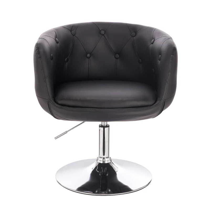 B-Ware PANAMA Lounge Sessel Kunstleder Schwarz