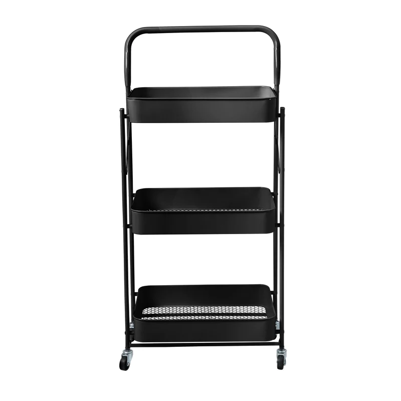 B-Ware Servierwagen klappbar Schwarz