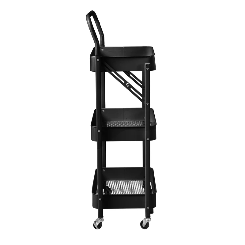 B-Ware Servierwagen klappbar Schwarz