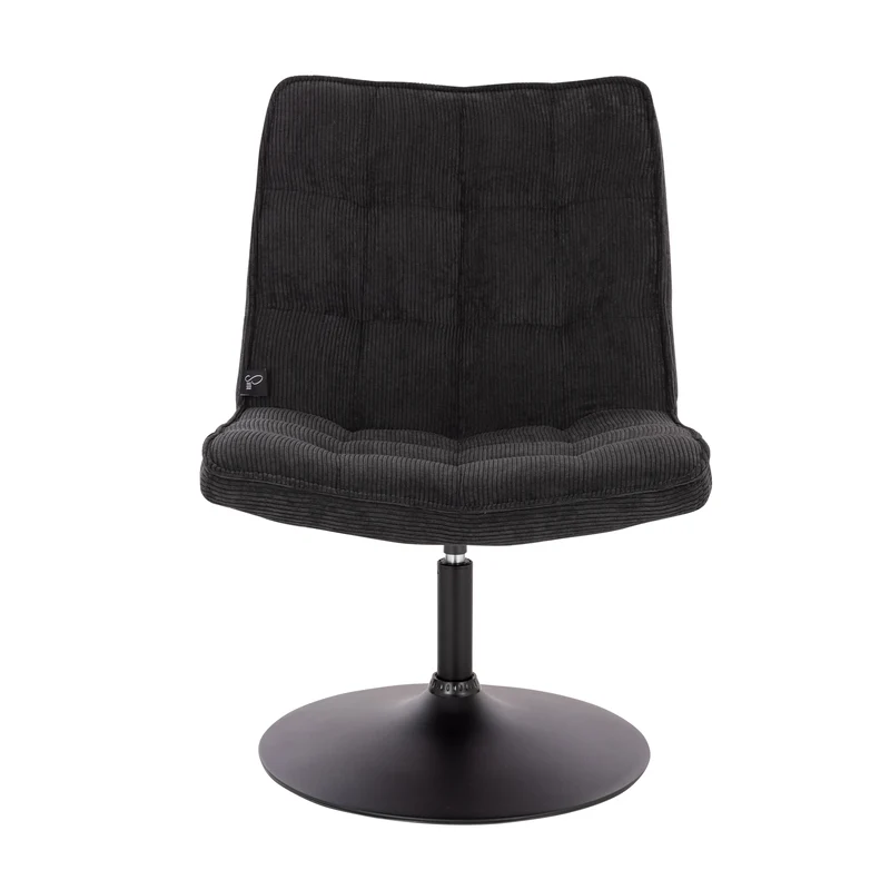 B-Ware HENRY Loungesessel Cord Schwarz