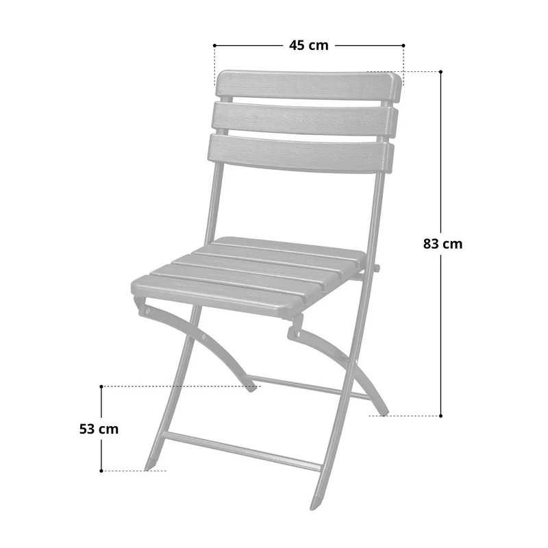 Set Gartenmöbel klappbar