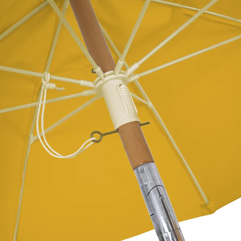Set Sonnenschirm Bambus + Ständer
