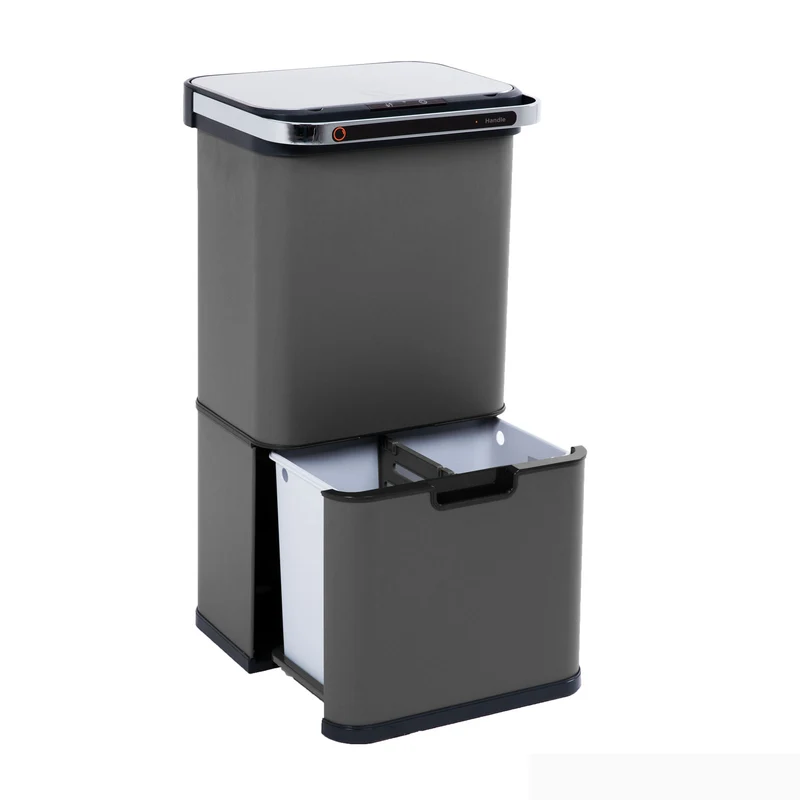 Sensor-Mülleimer 60L Selbstreinigungsfunktion und Aktivkohle-Filter